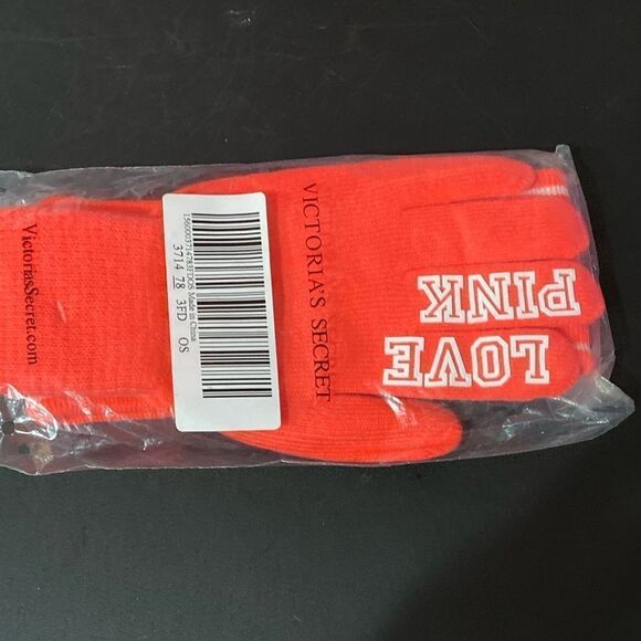 Victoria’s Secret Pink gloves & headband set neon - Picture 5 of 5